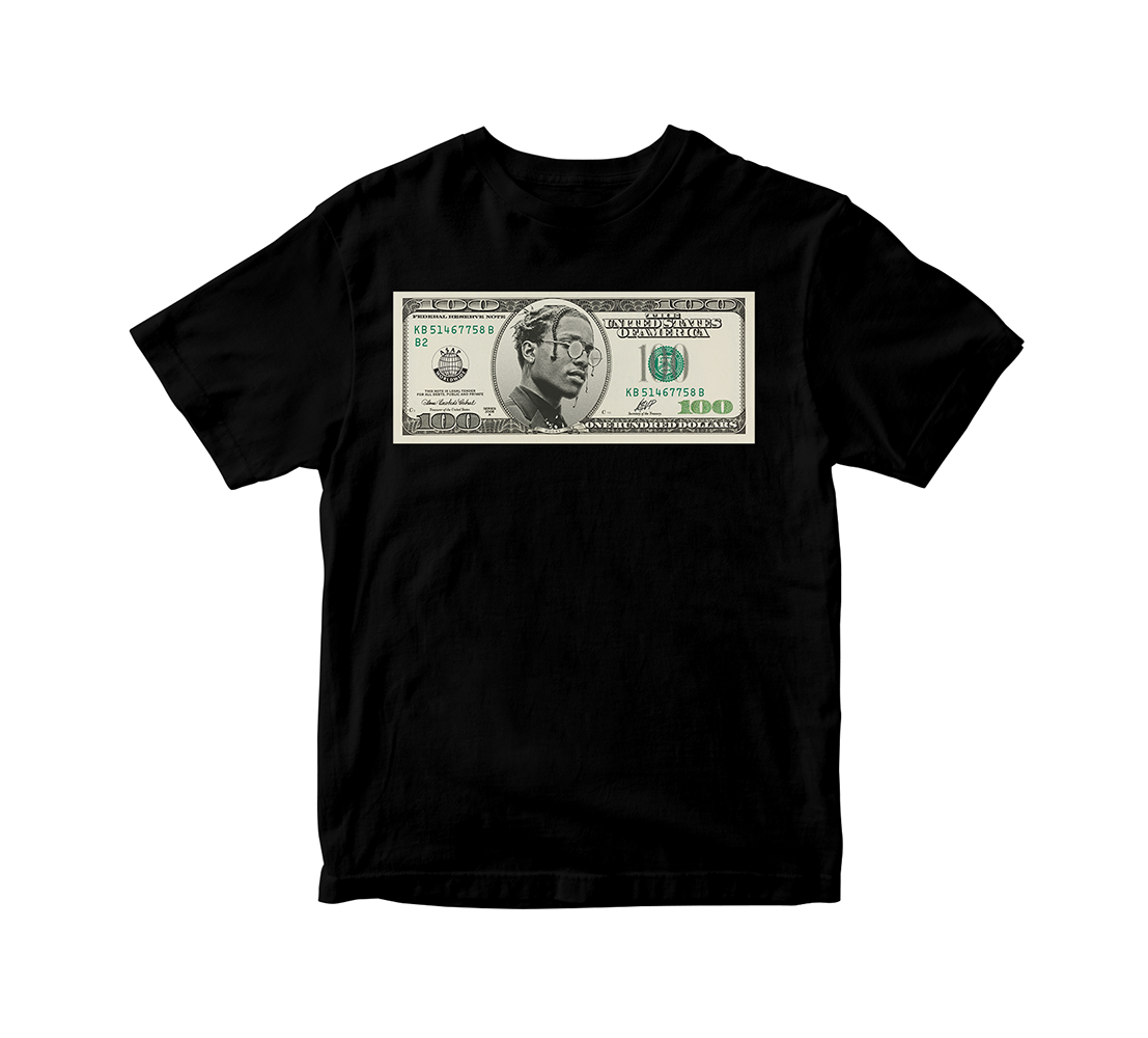 100 DOLLARES - A$AP ROCKY Playera