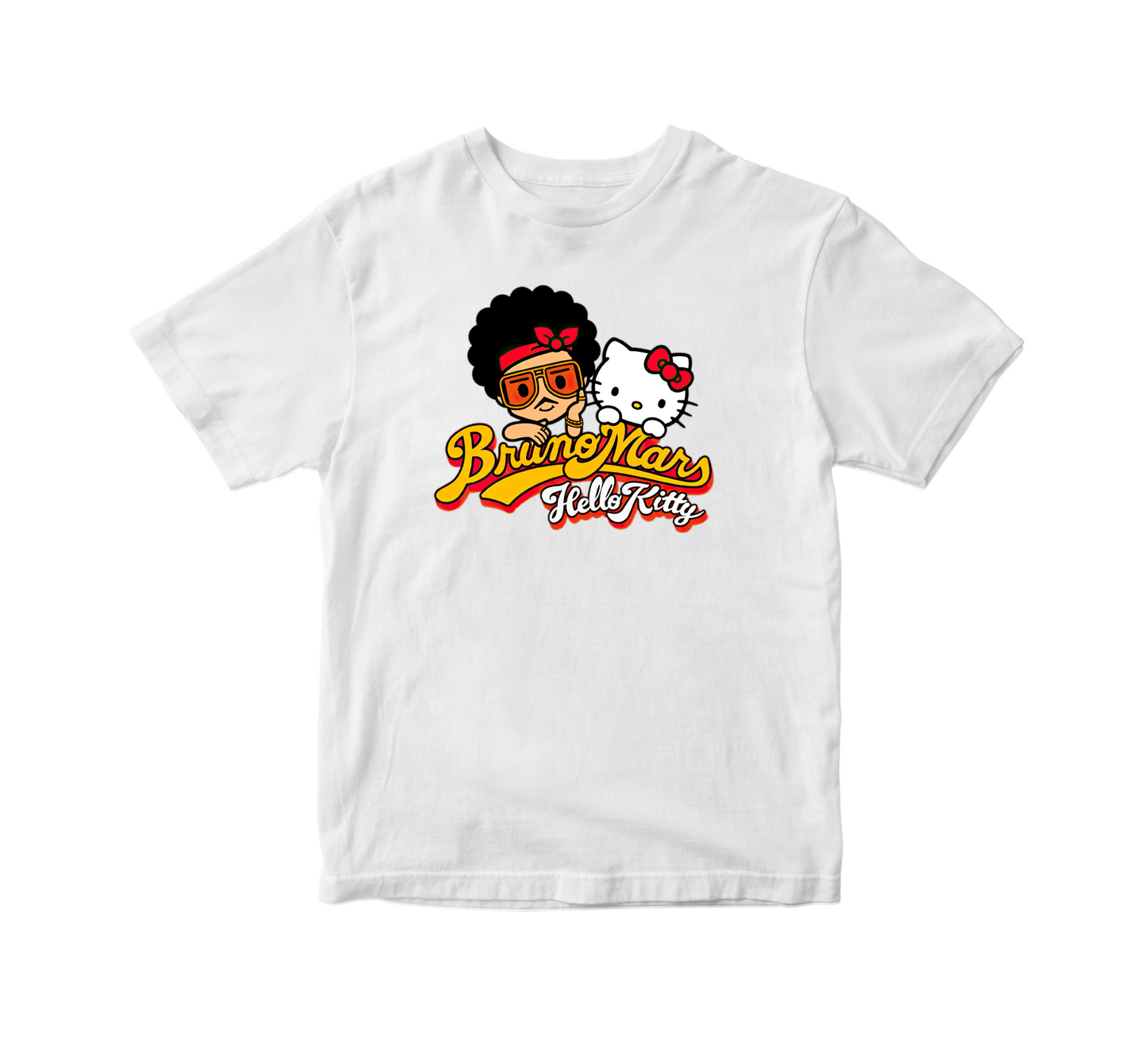 Bruno Mars x Hello Kitty Playera