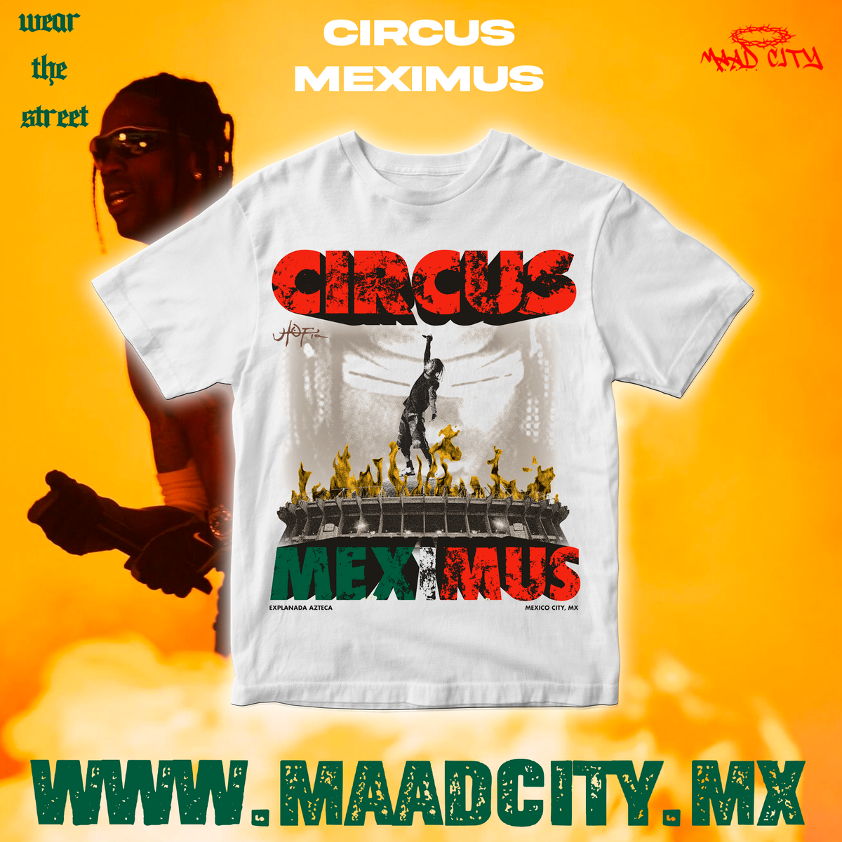 CIRCUS MEXIMUS - Travis Scott Playera