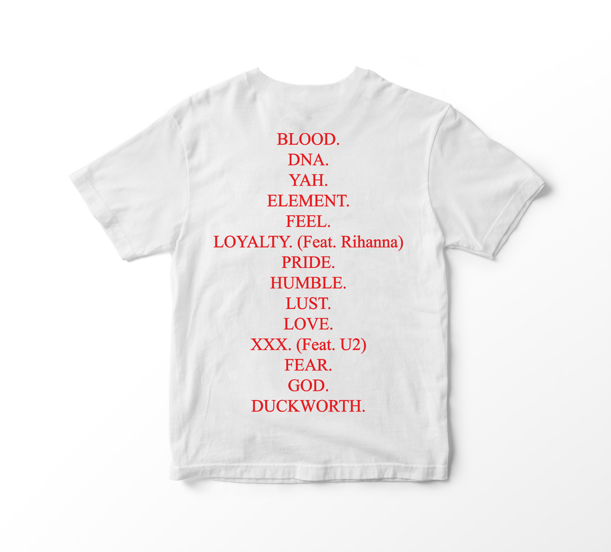 DAMN T-shirt Cover