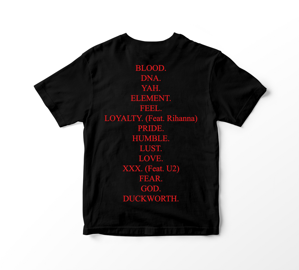 DAMN T-shirt Cover