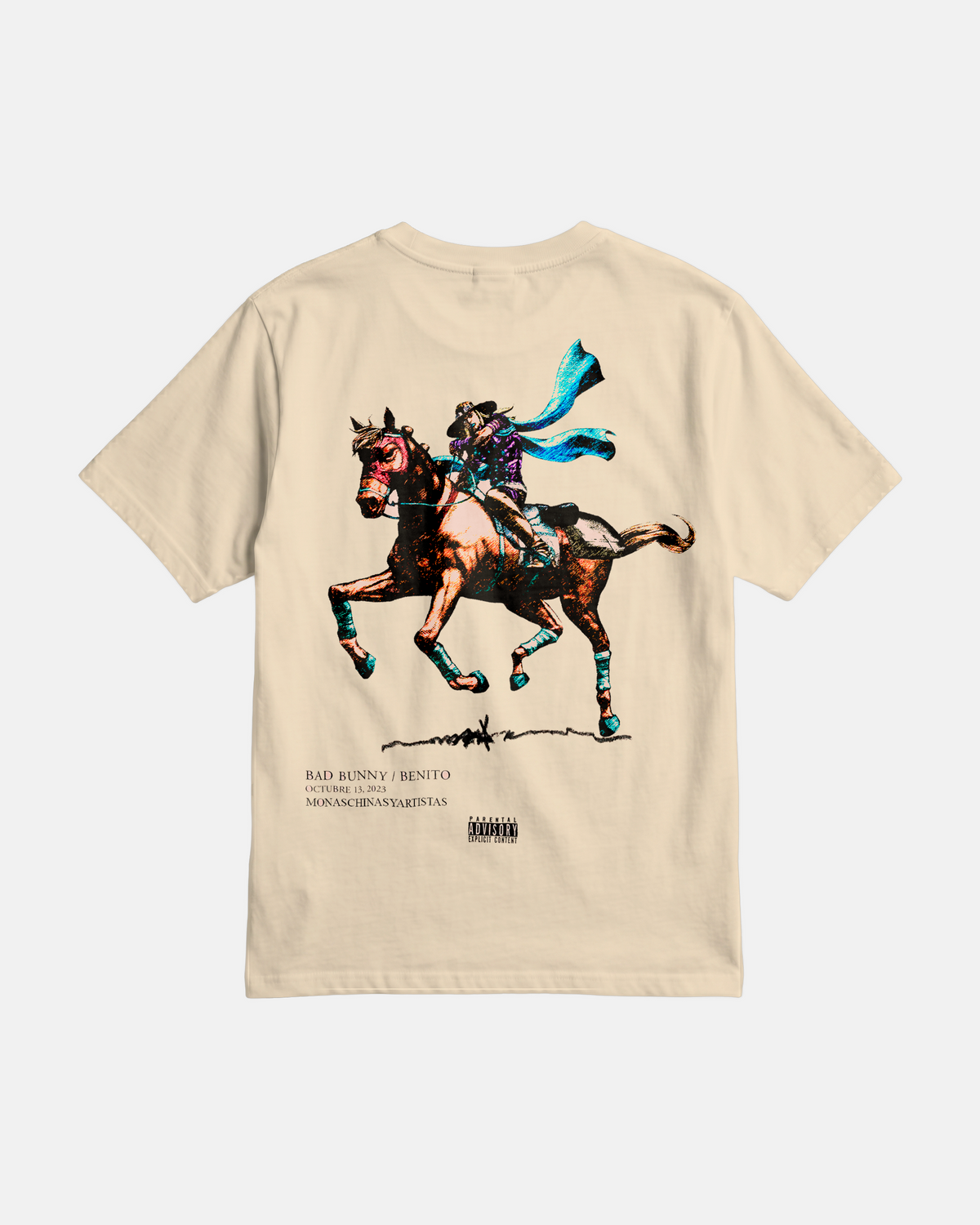 Gyro Zeppeli - Jojo's: bizarre adventure steel ball run x Bad Bunny NSLQVAPM Playera