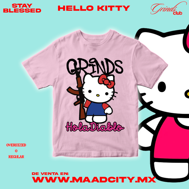 HELLO KITTY - PLAYERA xGRINDS