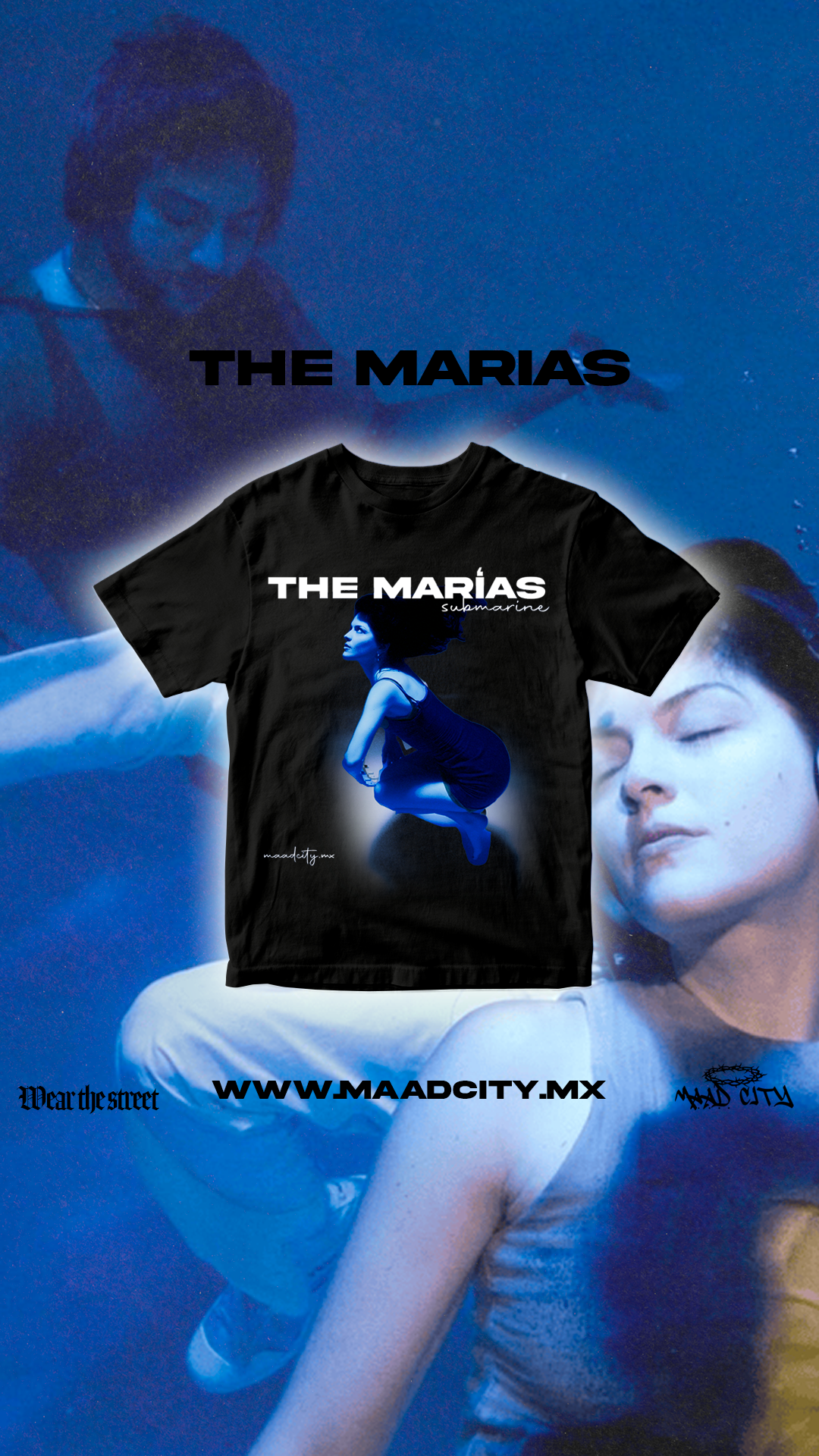 The Marias Playera x MAADCITY