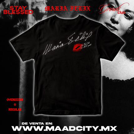 Maria Felix - Playera GRINDS x MAAD CITY