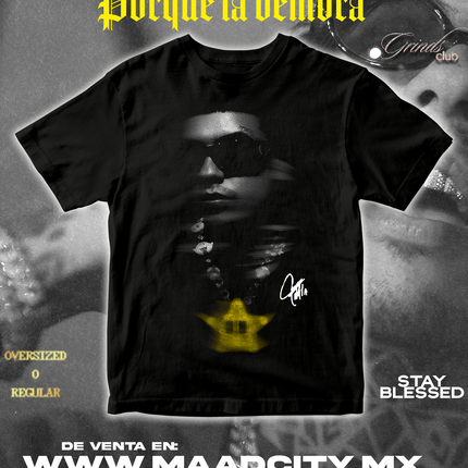 POR QUÉ LA DEMORA - Natanael Cano Playera