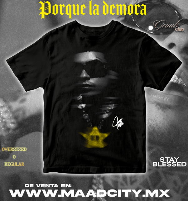 POR QUÉ LA DEMORA - Natanael Cano Playera