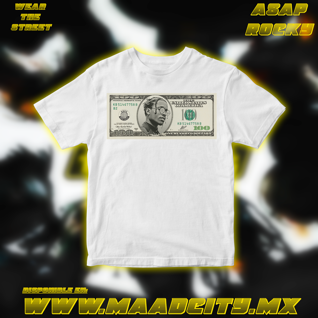 100 DOLLARS - A$AP ROCKY T-shirt