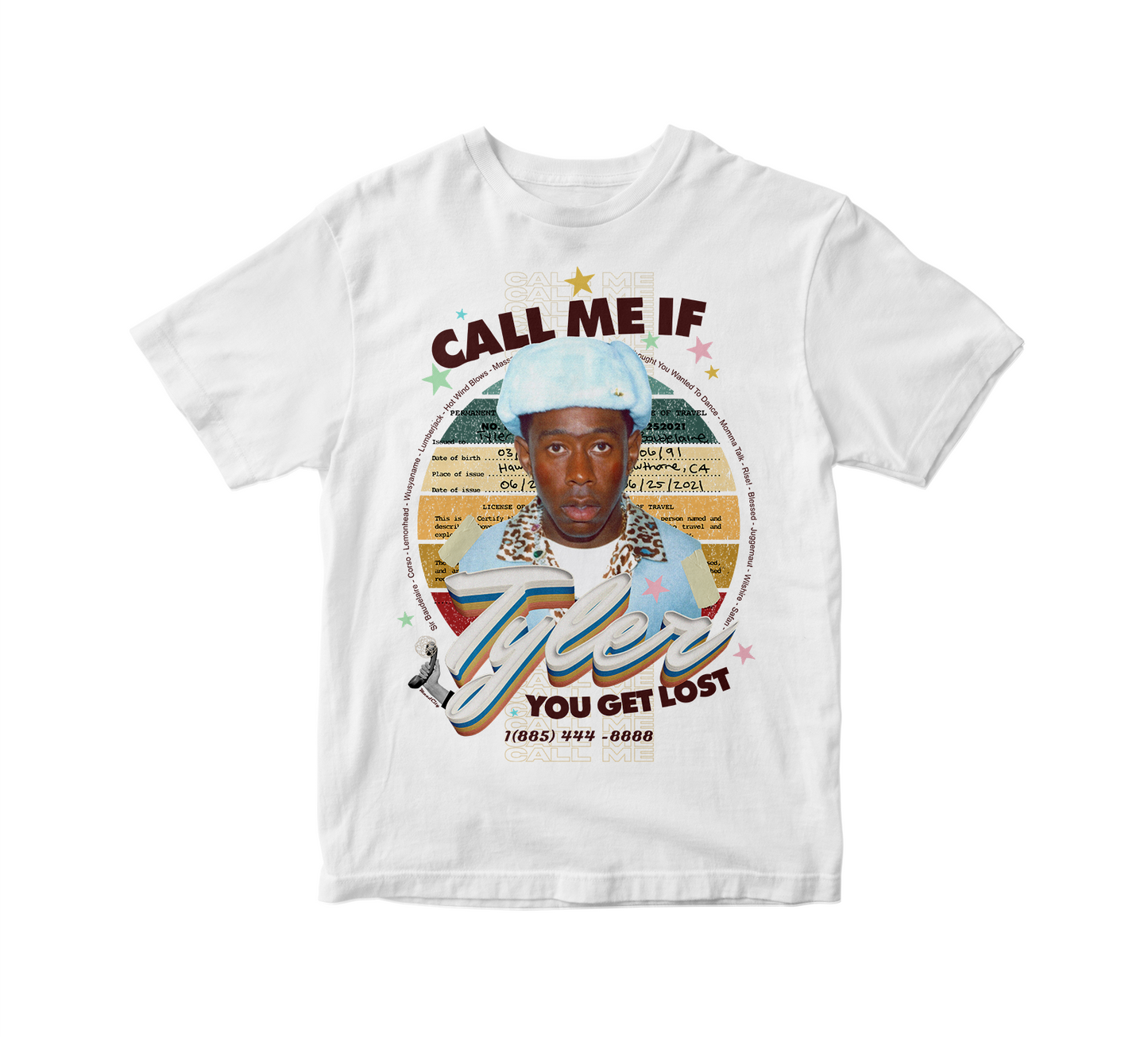 Call Me If You Get Lost 002 Playera