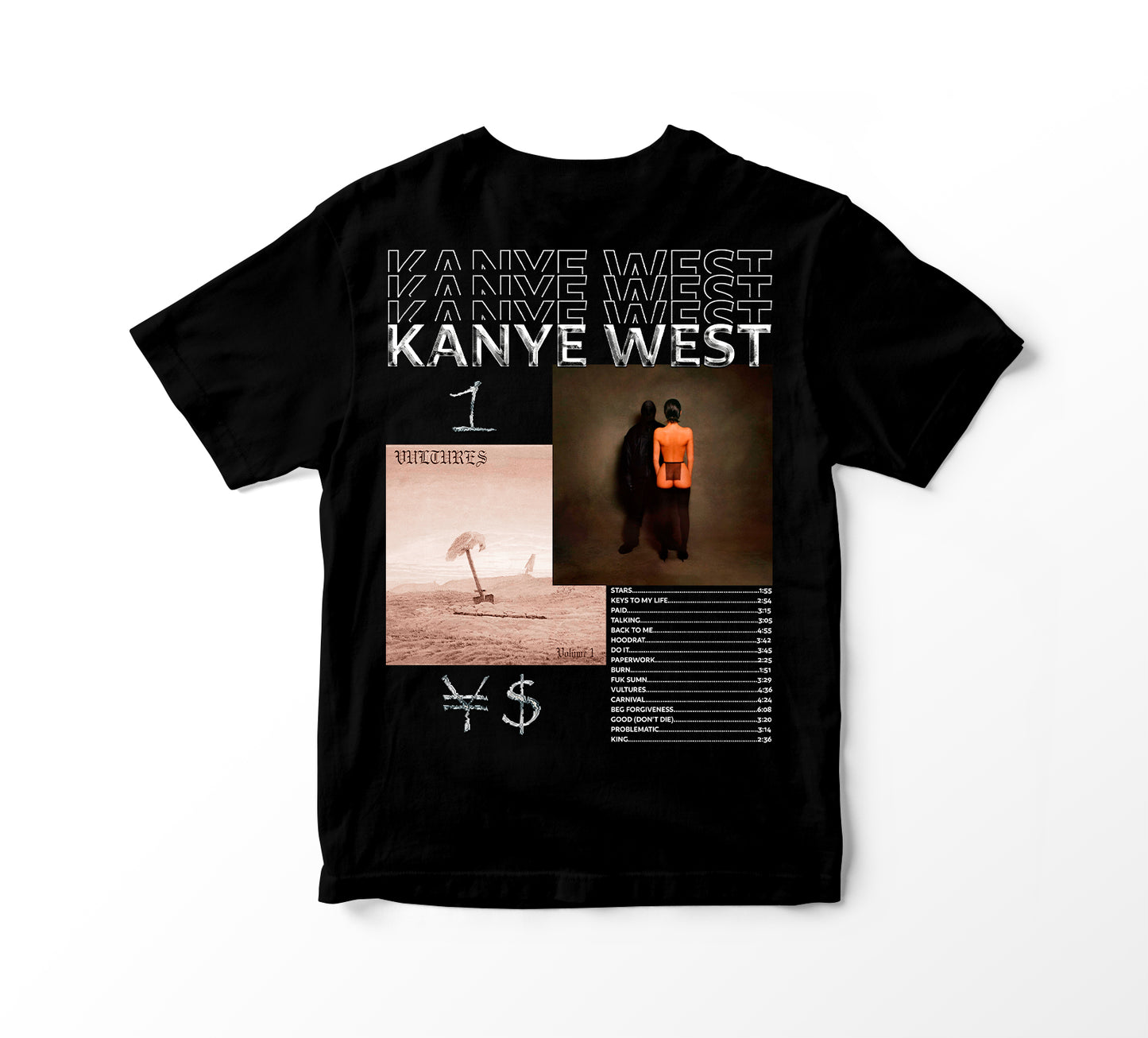 Vultures Poster - Kanye West Playera