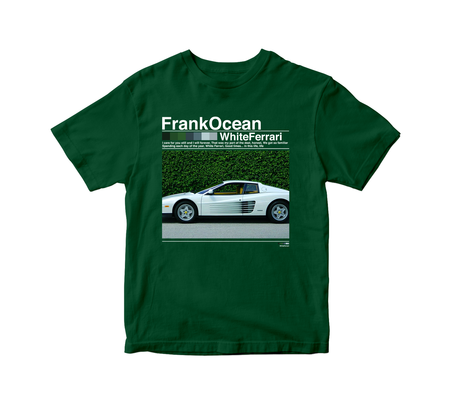 White Ferrari - Frank Ocean Playera