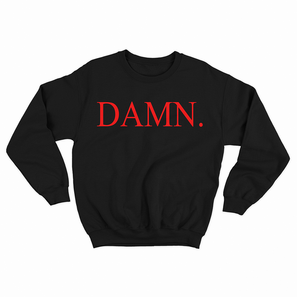 DAMN - Kendrick Lamar Sudadera sin Gorro