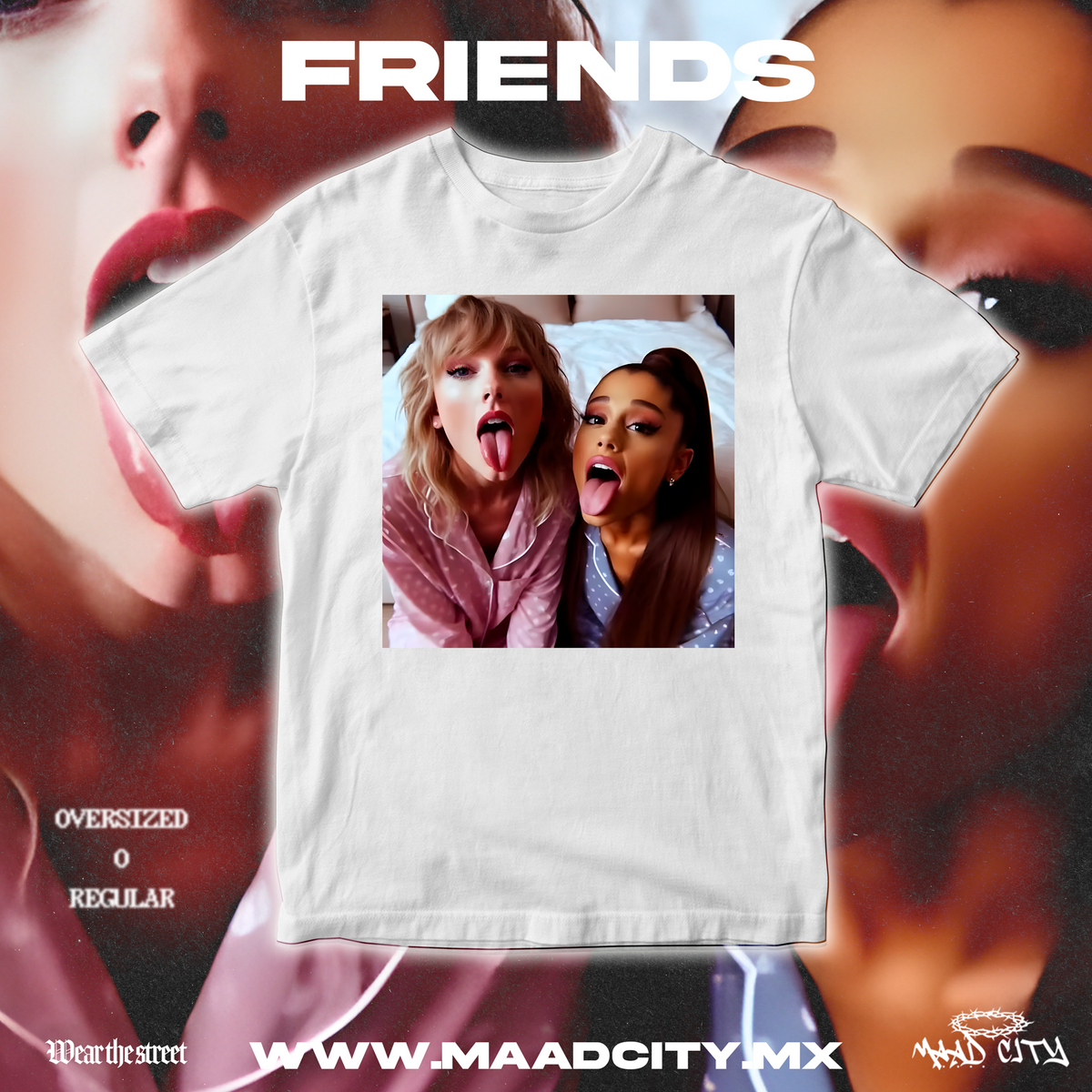 TAYLOR SWIFT & ARIANA GRANDE - Playera